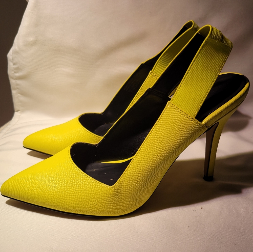 ALDO genuine leather slingback heels pumps